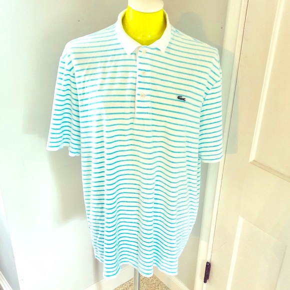 lacoste terry cloth polo